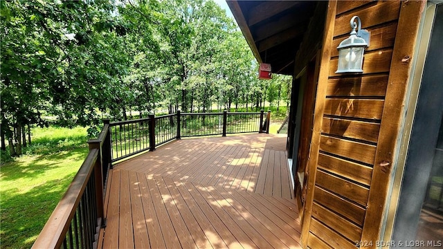 view of deck