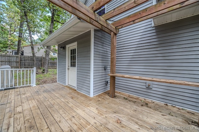 view of deck