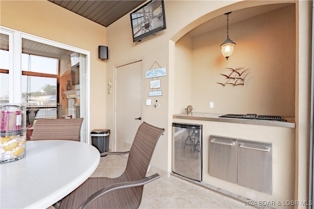 bathroom featuring tile patterned flooring