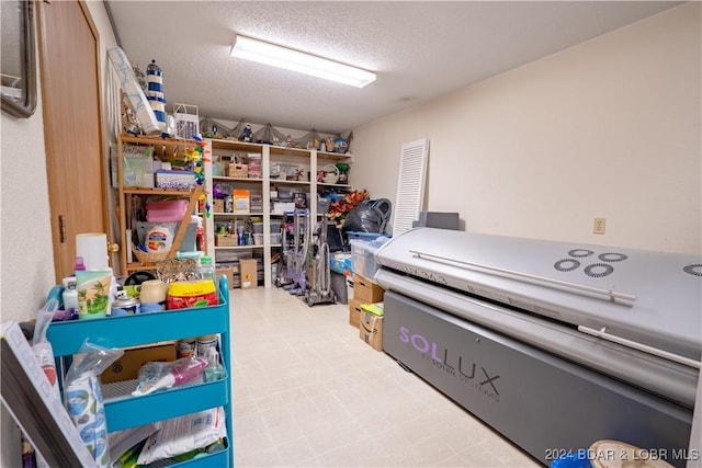 view of storage area