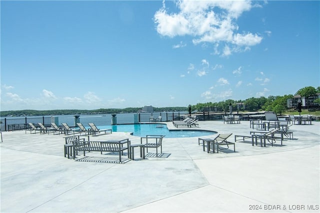 view of community pool