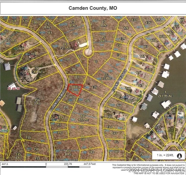 LOT444 Grand View Dr, Porto Cima MO, 65079 land for sale