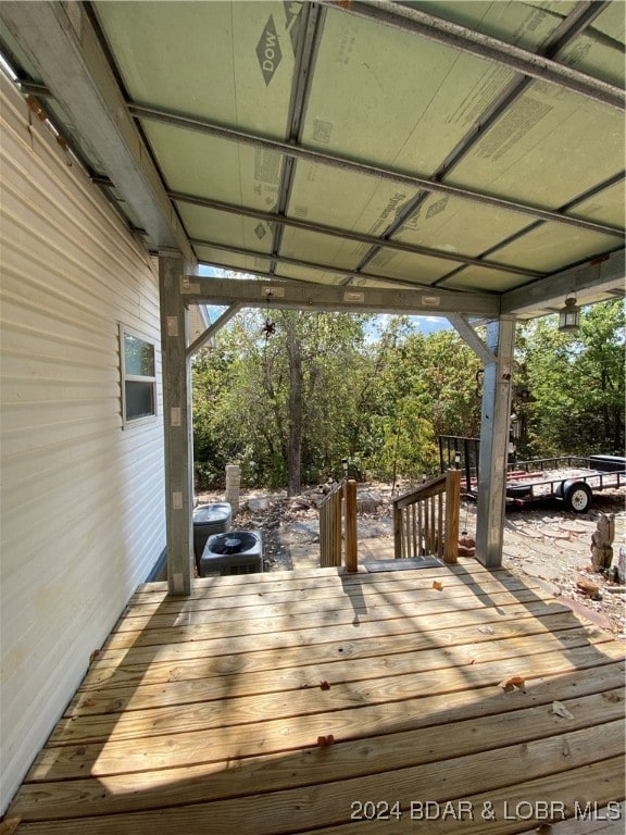 view of deck