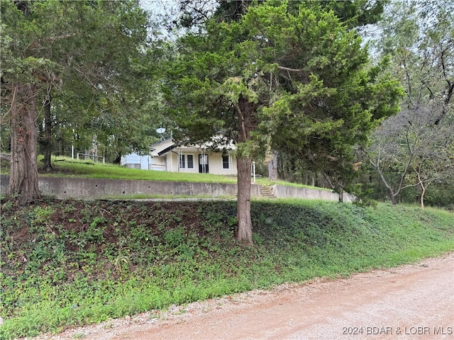 view of obstructed view of property