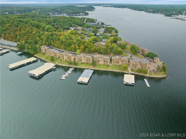 701 Cedar Rd Unit 1B, Lake Ozark, MO 65049 - bird's eye view with a water view