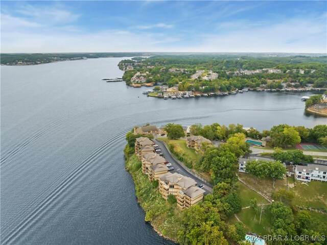 701 Cedar Rd Unit 1B, Lake Ozark, MO 65049 - aerial view featuring a water view