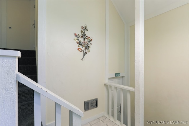 interior space featuring tile patterned floors