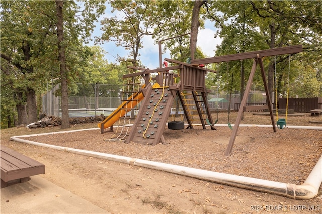 view of play area