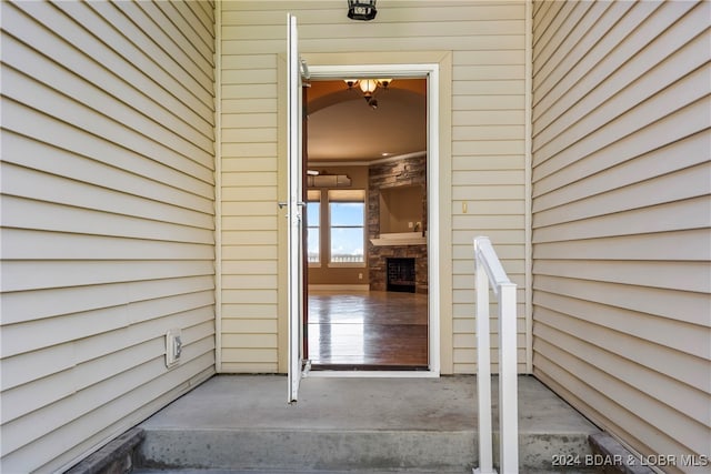 view of entrance to property