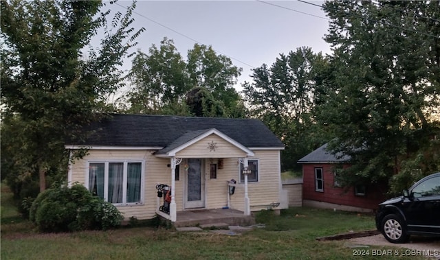 view of bungalow