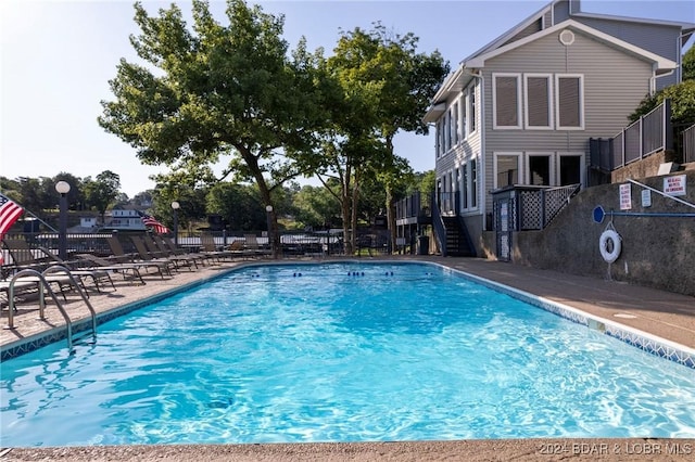 view of pool