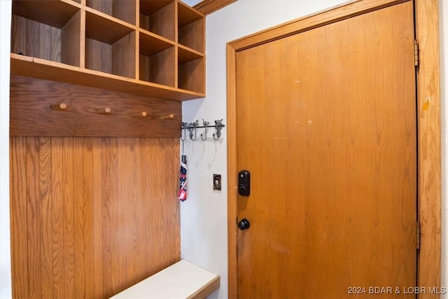 view of mudroom