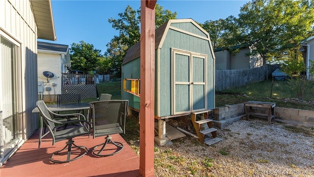 view of outbuilding