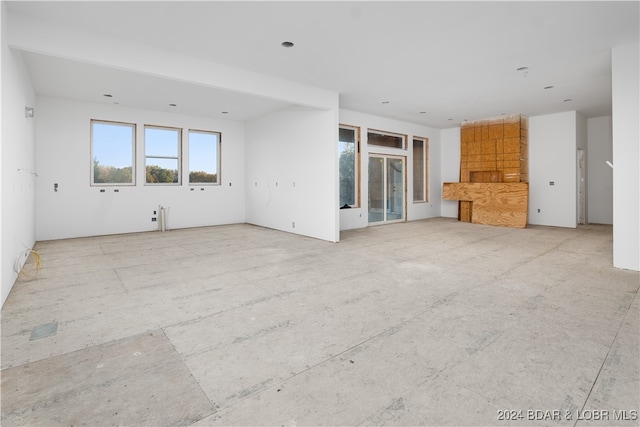 view of unfurnished living room