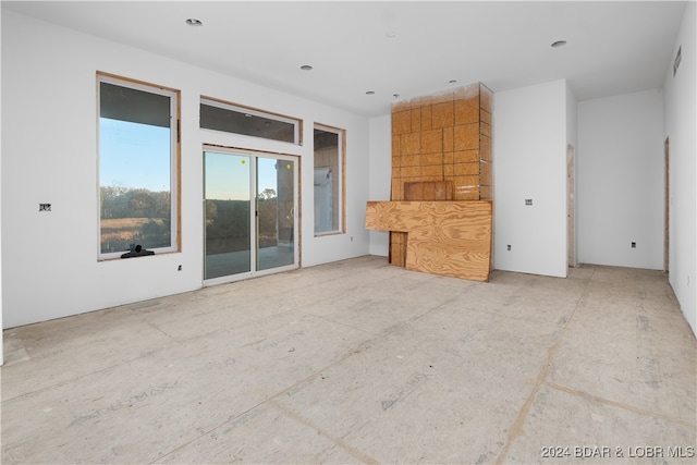 view of unfurnished living room