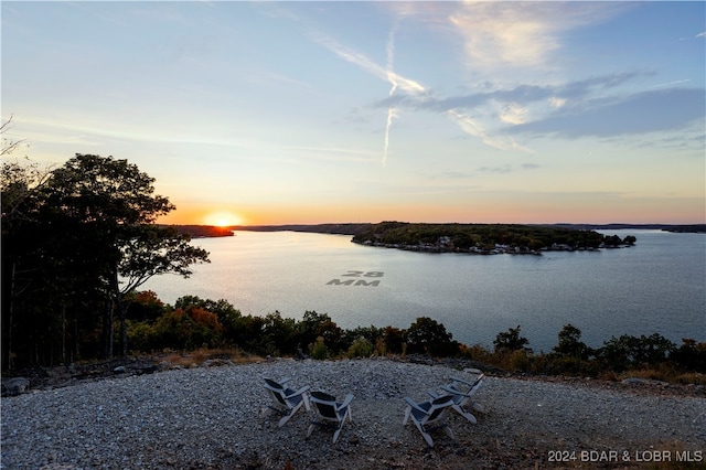 property view of water