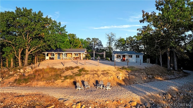 view of ranch-style home