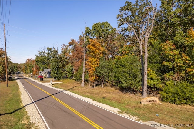 view of road