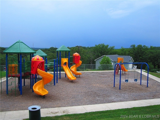 view of play area