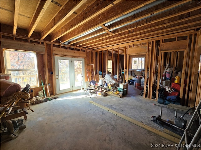 miscellaneous room featuring plenty of natural light