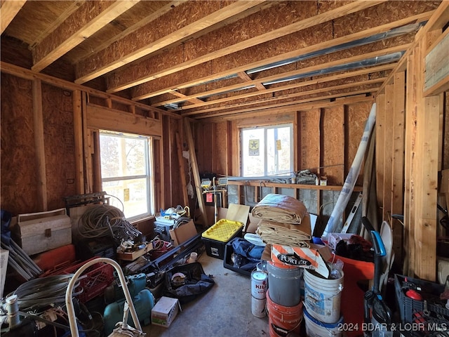 miscellaneous room with a healthy amount of sunlight