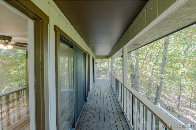 view of deck