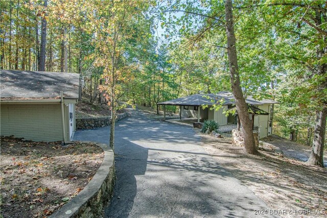 641 Porter Mill Springs Rd, Sunrise Beach, MO 65079 - view of asphalt driveway