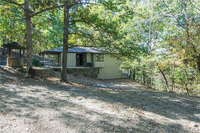 641 Porter Mill Springs Rd, Sunrise Beach, MO 65079 - back of property with a gazebo
