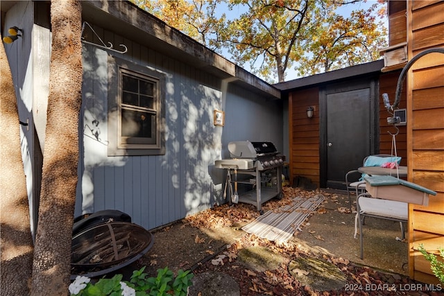 exterior space with a patio area