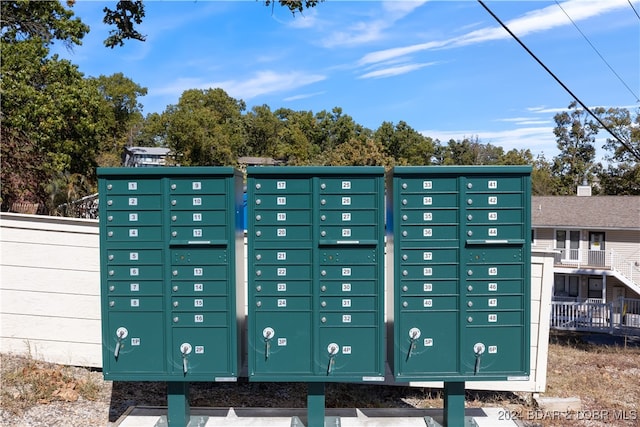 view of community with mail boxes