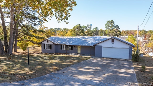 ranch-style house with a garage