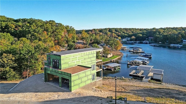 6 Forest Lake Cir, Lake Ozark, MO 65049 - drone / aerial view of a nearby body of water and a forest