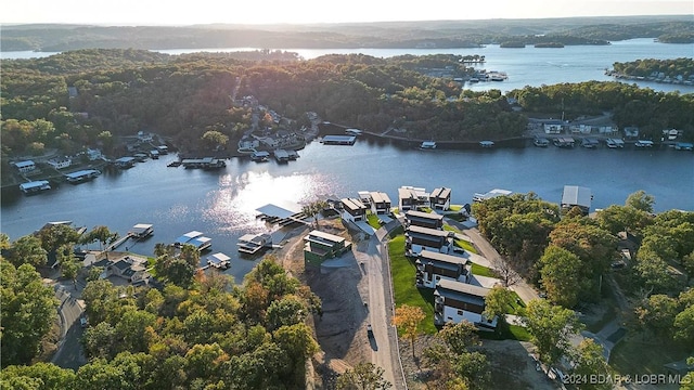 6 Forest Lake Cir, Lake Ozark, MO 65049 - aerial overview of property's location with a nearby body of water