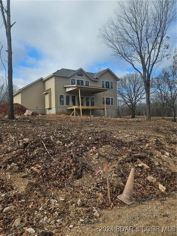 view of rear view of house