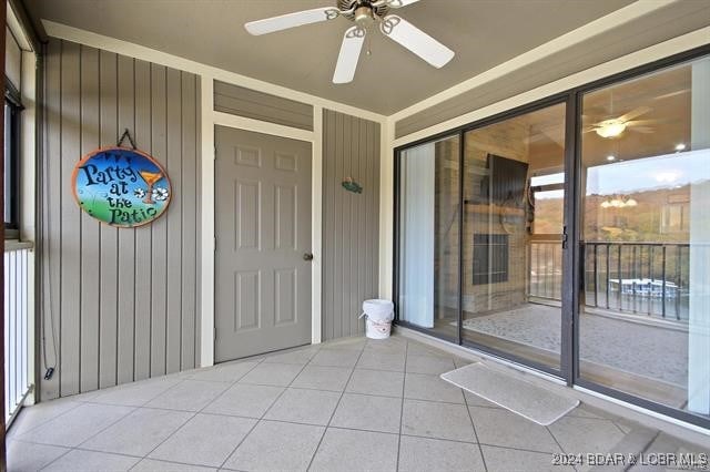 611 Lazy Days Rd Unit X11, Osage Beach, MO 65065 - doorway to property with a ceiling fan