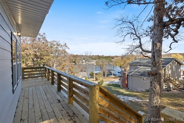 view of deck