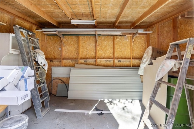 view of storage room