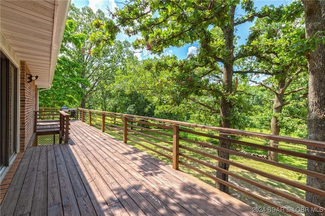 24950 State Rd A Rd, Richland, MO 65556 - view of wooden terrace