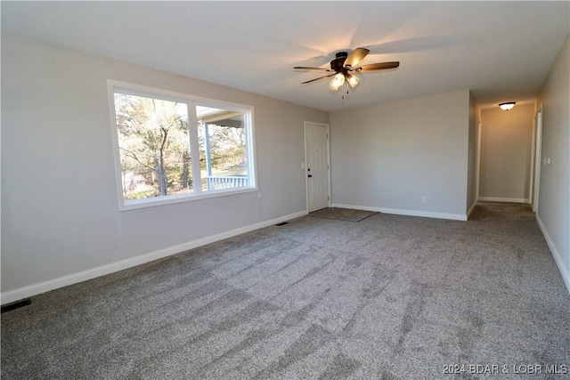 261 Buffalo Linn Creek Rd, Macks Creek, MO 65786 - carpeted spare room featuring ceiling fan and baseboards