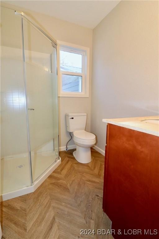 261 Buffalo Linn Creek Rd, Macks Creek, MO 65786 - bathroom with vanity and a shower stall