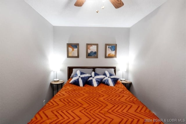 150 Southwood Shores Pl Bldg 159Unit Unit 1B, Lake Ozark, MO 65049 - bedroom with a ceiling fan