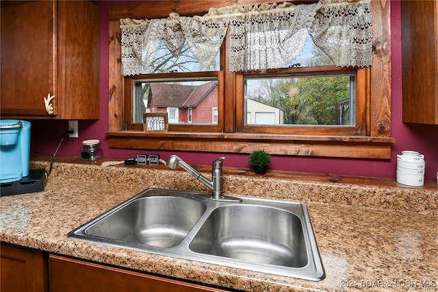 kitchen featuring sink