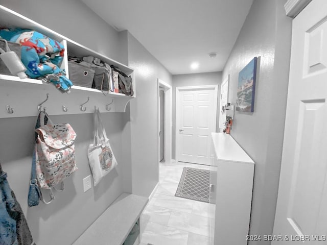 view of mudroom