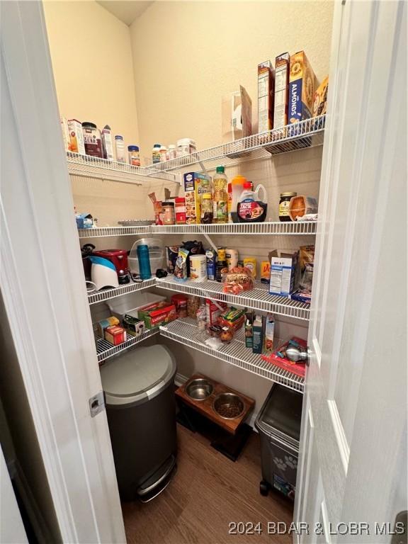 view of pantry