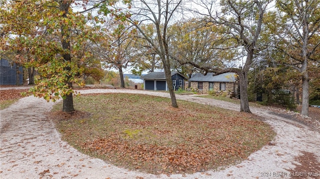 view of front of house featuring driveway and an attached garage