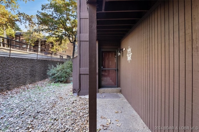 view of property entrance