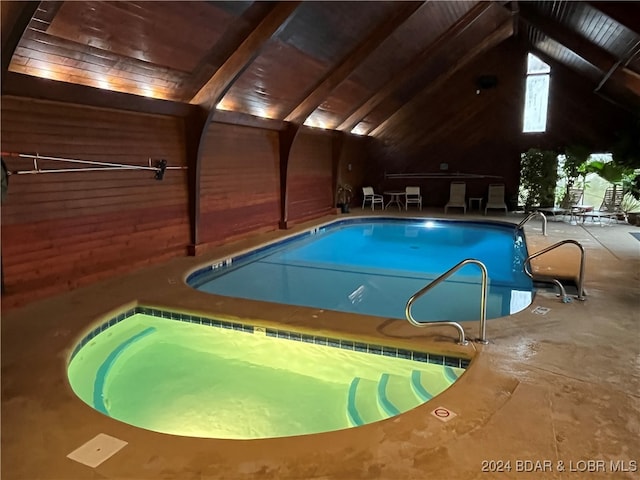 view of pool