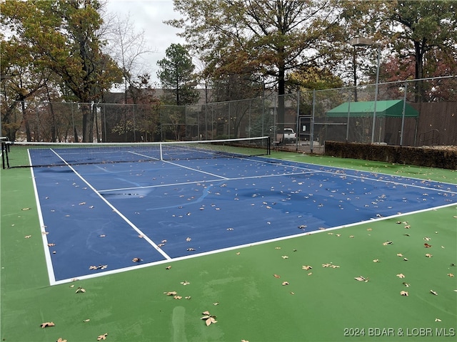 view of sport court