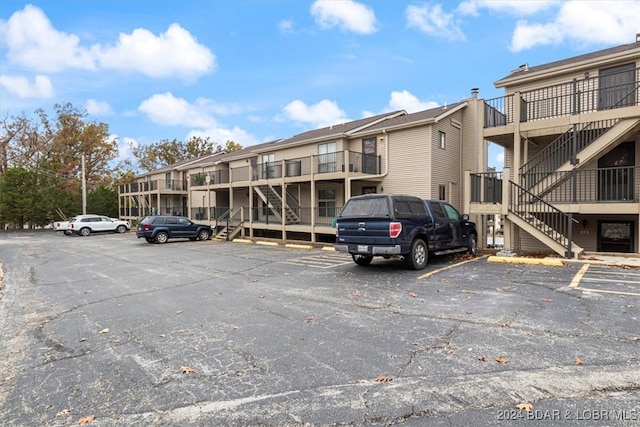 view of vehicle parking