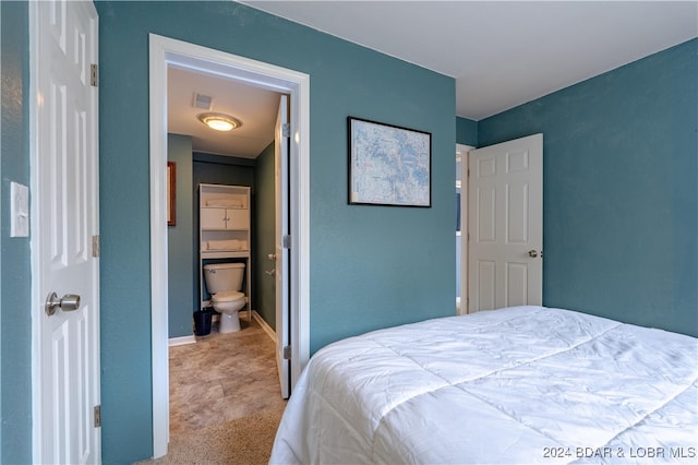 bedroom with ensuite bath